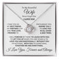 Almost Sold Out - TO MY BEAUTIFUL WIFE - LOVE KNOT NECKLACE