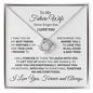 Almost Sold Out - TO MY FUTURE WIFE - LOVE KNOT NECKLACE