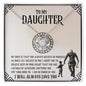 TO MY DAUGHTER - LOVE KNOT NECKLACE