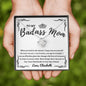 Almost sold out - Personalized Necklace - To my Badass Mom - Beautiful Love Knot Necklace