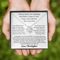 Almost sold out - Personalized Necklace - To my Wife - Beautiful Love Knot Necklace
