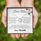 Almost sold out - Personalized Necklace - To my Mom - Beautiful Love Knot Necklace