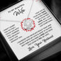 Almost Sold Out - TO MY BEAUTIFUL WIFE - LOVE KNOT NECKLACE