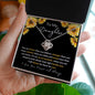 TO MY DAUGHTER - LOVE KNOT NECKLACE