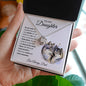 Almost Sold Out - TO MY DAUGHTER - LOVE KNOT NECKLACE