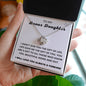 TO MY BONUS DAUGHTER - LOVE KNOT NECKLACE