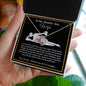 Almost Sold Out - TO MY SMOKING HOT WIFE - LOVE KNOT NECKLACE