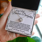 [Almost Sold Out - TO MY BADASS DAUGHTER - LOVE KNOT NECKLACE