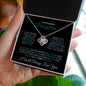 Almost Sold Out - TO MY BEAUTIFUL DAUGHTER - LOVE KNOT NECKLACE