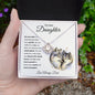 Almost Sold Out - TO MY DAUGHTER - LOVE KNOT NECKLACE