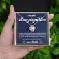 Almost sold out - Personalized Necklace - To my Amazing Mom -Beautiful Love Knot Necklace