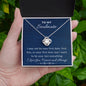 Almost Sold Out - TO MY SOULMATE - LOVE KNOT NECKLACE