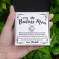 Almost sold out - Personalized Necklace - To my Badass Mom - Beautiful Love Knot Necklace