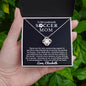 Almost sold out - Personalized Necklace - To my Soccer Mom - Beautiful Love Knot Necklace