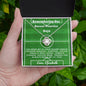 Almost sold out - Personalized Necklace - To my Soccer Mom - Beautiful Love Knot Necklace