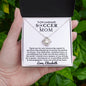 Almost sold out - Personalized Necklace - To my Soccer Mom - Beautiful Love Knot Necklace
