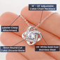 Almost Sold Out - TO MY BEAUTIFUL WIFE - LOVE KNOT NECKLACE