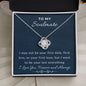 Almost Sold Out - TO MY SOULMATE - LOVE KNOT NECKLACE