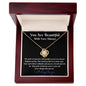 YOU ARE BEAUTIFUL - LOVE KNOT NECKLACE