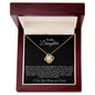 TO MY DAUGHTER - LOVE KNOT NECKLACE