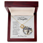 Almost Sold Out - TO MY DAUGHTER - LOVE KNOT NECKLACE