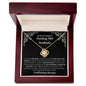 Almost Sold Out - TO MY STUNNING SOULMATE - LOVE KNOT NECKLACE