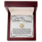[Almost Sold Out - TO MY BADASS DAUGHTER - LOVE KNOT NECKLACE