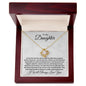 TO MY DAUGHTER - LOVE KNOT NECKLACE