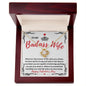 Almost Sold Out - TO MY BADASS WIFE - LOVE KNOT NECKLACE