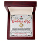 Almost Sold Out - TO MY BADASS WIFE - LOVE KNOT NECKLACE