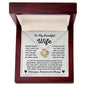 Almost Sold Out - TO MY BEAUTIFUL WIFE - LOVE KNOT NECKLACE