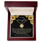 TO MY DAUGHTER - LOVE KNOT NECKLACE
