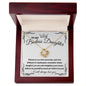 Almost Sold Out - TO MY BADASS DAUGHTER - LOVE KNOT NECKLACE