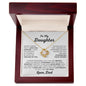 TO MY DAUGHTER - LOVE KNOT NECKLACE