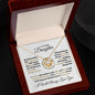 TO MY LOVELY DAUGHTER - LOVE KNOT NECKLACE