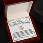 [Almost Sold Out - TO MY BADASS DAUGHTER - LOVE KNOT NECKLACE
