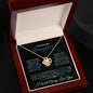 Almost Sold Out - TO MY BEAUTIFUL DAUGHTER - LOVE KNOT NECKLACE