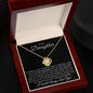 TO MY DAUGHTER - LOVE KNOT NECKLACE