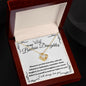 Almost Sold Out - TO MY BADASS DAUGHTER - LOVE KNOT NECKLACE
