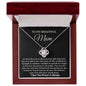 Almost Sold Out - TO MY BEAUTIFUL MOM - LOVE KNOT NECKLACE