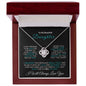 Almost Sold Out - TO MY BEAUTIFUL DAUGHTER - LOVE KNOT NECKLACE