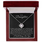 TO MY DAUGHTER - LOVE KNOT NECKLACE
