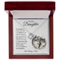Almost Sold Out - TO MY DAUGHTER - LOVE KNOT NECKLACE