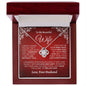 Almost Sold Out - TO MY BEAUTIFUL WIFE - LOVE KNOT NECKLACE