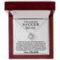 Almost sold out - Personalized Necklace - To my Soccer Mom - Beautiful Love Knot Necklace