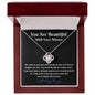 YOU ARE BEAUTIFUL - LOVE KNOT NECKLACE
