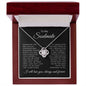 Almost Sold Out - TO MY SOULMATE - LOVE KNOT NECKLACE
