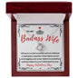 Almost Sold Out - TO MY BADASS WIFE - LOVE KNOT NECKLACE
