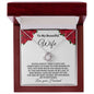 Almost Sold Out - TO MY BEAUTIFUL WIFE - LOVE KNOT NECKLACE
