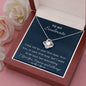Almost Sold Out - TO MY SOULMATE - LOVE KNOT NECKLACE